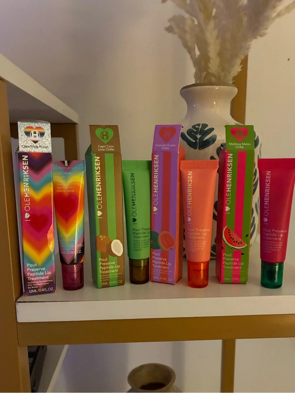 NEW Ole Henriksen Pout Preserve Peptide Lip Treatment Bundle 5 Full Size